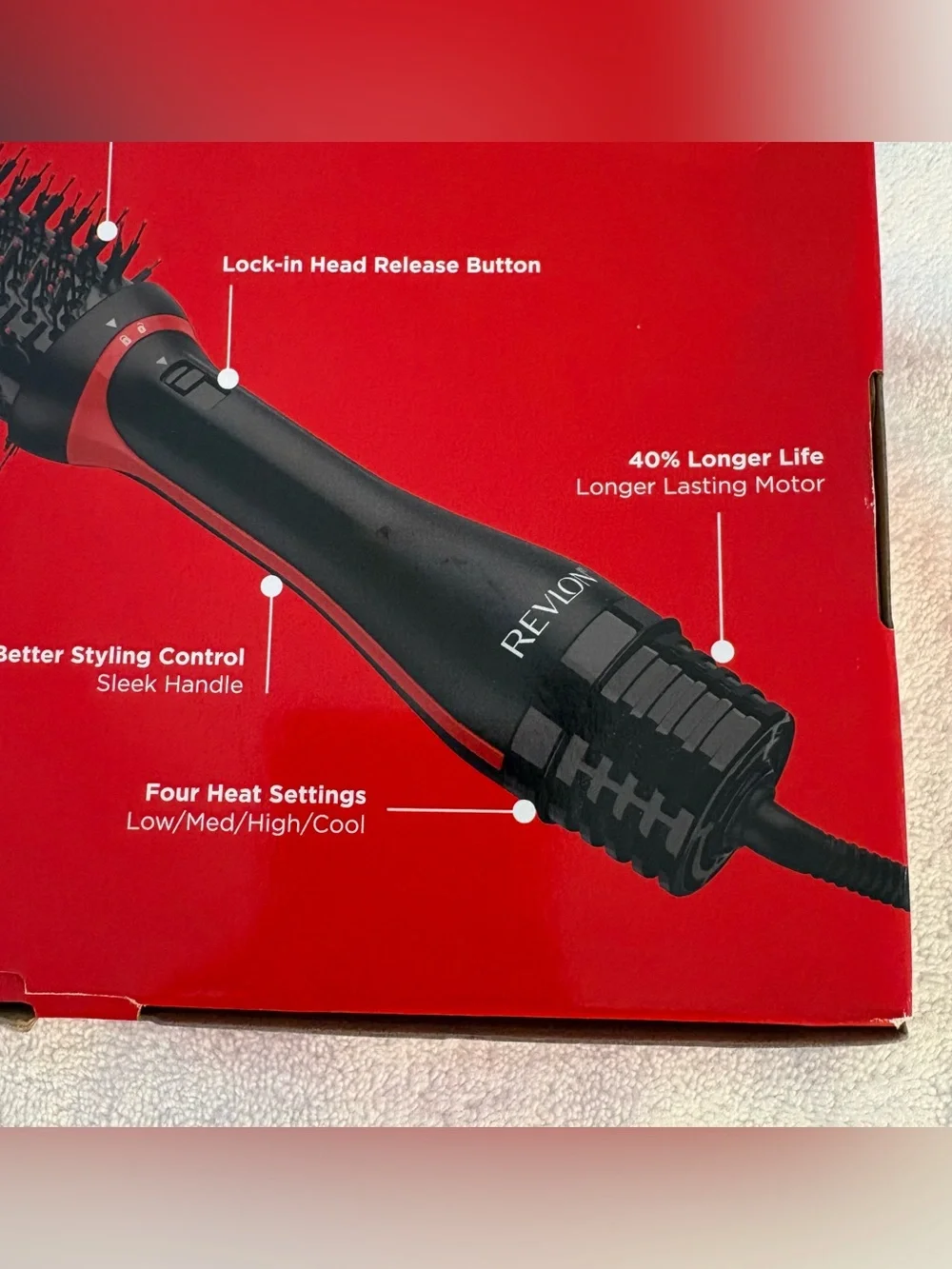 NEW Revlon One Step Volumizer Plus Hot Air Brush Shinier Blowouts